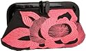 French Connection Filagree Flower Frame Clutch