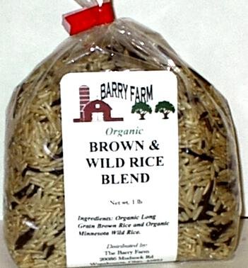 Long Grain Brown and Wild Rice Blend, 1 lb. by Barry Farm