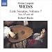 Weiss: Lute Sonatas, Vol  7 - Nos 15 & 48 /Barto