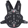 MSR Racing Covert Pro Adult Roost Deflector Motocross Motorcycle Body Armor - Black