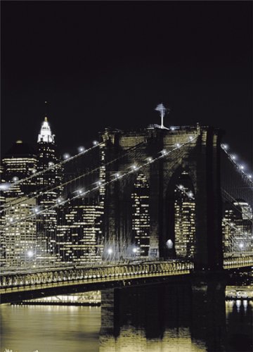 Fototapete New York bei Nacht
