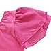 TiaoBug Girls Ballet Tutu Dance Costume Dress Kids Gymnastics Leotard Skirt Size 5-6 Rose