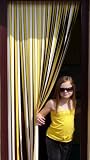 Kitchen & Housewares : Heavy Duty Bug Blind,Fly Blind,Strip Blind, Door Blind-YELLOW & WHITE