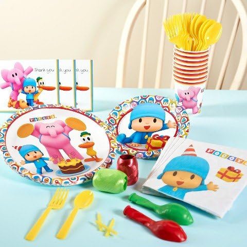 Pocoyo Party Pack For 8 - Multicolor