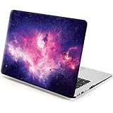 MacBook Air 13 Case, GMYLE Hard Case Print Frosted for MacBook Air 13 inch (Model: A1369 and A1466) - Galaxy Pattern Rubber Coated Hard Shell Case Cover