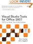 Visual Studio Tools for Office 2007: VSTO for Excel, Word, and Outlook