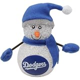 MLB L.A. Dodgers 4'' Light-Up Tabletop Snowman