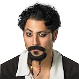 Officially Licensed Captain Jack Sparrow Goatee/Moustache Set
