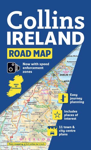 collins ireland road map international road atlases