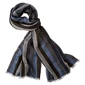 Men's Lightweight Stripe Scarf - Blue