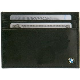 BMW Genuine Black Leather ID/Card Holder OEM
