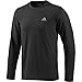 adidas Performance Men's Climacool Aeroknit Long Sleeve Tee, Black, XX-Large