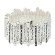 Silvertone Metal Casting Inspirational Stretch Bangle Bracelet Fashion Jewelry