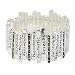Silvertone Metal Casting Inspirational Stretch Bangle Bracelet Fashion Jewelry