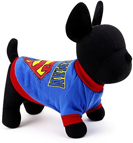 Outake Superman Pet Clothes Dog T-shirt Puppy Apparel Dog Vest 2 colors 5 sizes