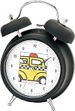 New York NY Yellow Taxi Cab Old Fashioned Double Bell Alarm Clock