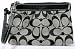 Coach Signature Pleated Clutch Wristlet