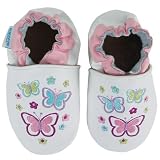 Robeez Soft Soles Butterfly Garden Pre-Walker (Infant/Toddler),White/Multi,6-12 Months (2.5-4 M US Infant)