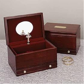 Reed and Barton Lily Ballerina Musical Jewelry Box