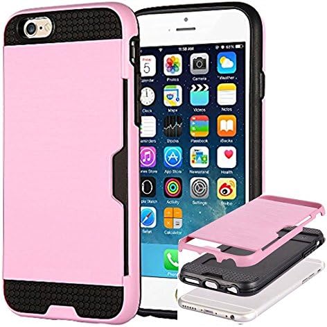 6S 4.7 case,Case hard iPhone 6s,Licase with card slot on back slim cover case for iPhone 6S