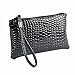 Start Women Crocodile Pattern Leather Zipper Handbag Purse