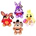 Five Nights at Freddy's Inspired Plush Dolls Stuffed Animal Toys, 4 Piece