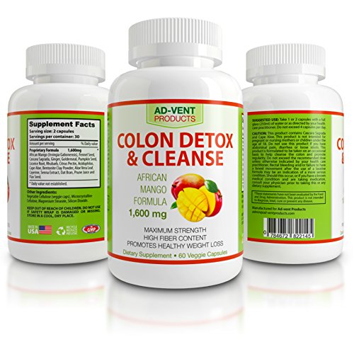Colon Detox & Cleanse,Detoxifies and Cleanses Parasites,Waste Toxin