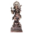 30 Inches Tall Copper Finish Dancing Ganesh Statue