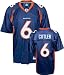 Jay Cutler Jersey: Reebok Navy Replica #6 Denver Broncos Jersey - Small