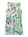Toughskins Infant Baby Girls Blue Floral Poplin Dress A-Line Sleevless Sundress