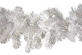 Good Tidings Artificial White Christmas Garland, 9-Feet Long