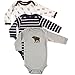 Hudson Baby Boys' 3-Pack Long Sleeve Hanging Bodysuit