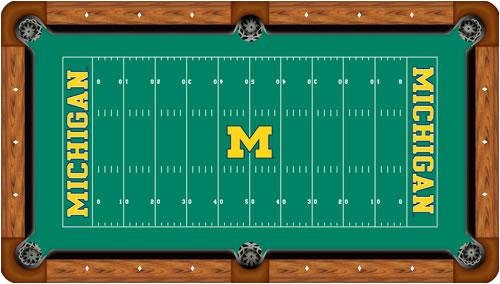 Michigan Wolverines Billiard Table Felt NCAA College Athletics Fan Shop Sports Team Merchandise