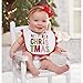 Mud Pie Baby Girls' Christmas Holiday Bib