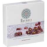 Marmara Authentic Pomegranate Pistachio Turkish Delight Gourmet Gift Box Candy Dessert 8.8 Oz