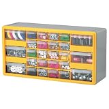 Akro-Mils 10726 26-Drawer Plastic Parts Storage Hardware and Craft Cabinet, 20-Inch by... by Akro-Mils
