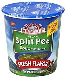 Compare Prices of Dr. McDougall's Right Foods Vegan Split Pea Soup with Barley, 2.5-Ounce Cups (Pack of 6) by Dr. McDougall's Right Foods