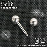 【bp3】1個売り★16Gボディピアス★ショートバーベル★ステンレス★ストレート/6mm★拘りのデザイン★