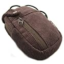Ex-Pro &reg; SafeSak Small Brown Digital Camera Case. Padded  contemporary design case with pockets, Caribina Clip and Neck strap for  :- Panasonic Lumix DMC-FX01, DMC-FX3, DMC-FX7, DMC-FX07, DMC-FX8,  DMC-FX9, DMC-FX10, DMC-FX30, DMC-FX33, DMC-FX35, DMC-FX37, DMC-FX40,  DMC-FX48, DMC-FX55, DMC-FX60, DMC-FX550, DMC-FX580