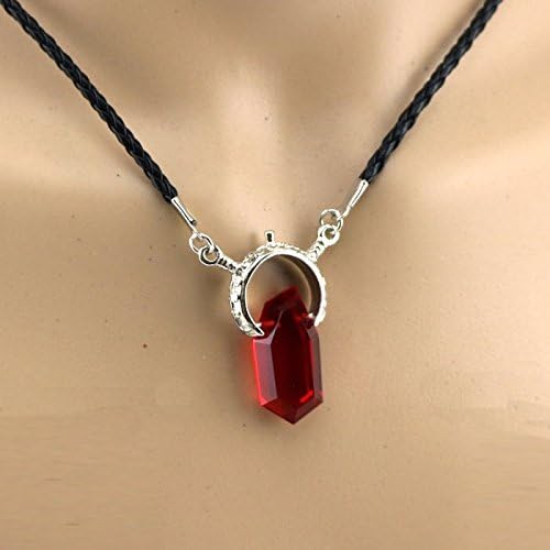 Cosplay Devil May Cry DMC 5 Dante Blue Necklace Pendant Red