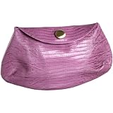 Jalda Lizard-Embossed Gabrielle Clutch