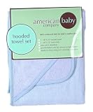 American Baby Company Cotton Terry Hooded Towel Set