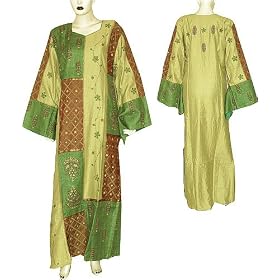 Click here to buy Womens Dress Party and Evening Wear Caftans Formal Gowns Multicolored Size M (kftn673-x) by ShalinCraft.