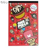 ワンピース×パンソンワークス◎A6ボリュームメモパッド☆アニメキャラクターグッズ（文房具）通販☆/【チラシ柄】