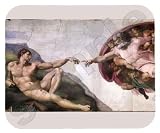 God Creates Adam Mouse Pad