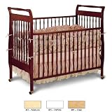 JERSEY SLEIGH CRIB - OAK by ANGEL LINE