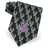 Men's Milwaukee Bucks Logos Silk Tie by NBA in Black