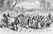 Freed Slaves Enter Union Lines, Harper's Weekly, Feb. 21, 1863 Photograph - Beautiful 16x20-inch Photographic Print from the Library of Congress Collection