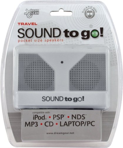 DreamGear Sound to Go Pocket-Sized Speaker System (White)