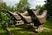 Wallmonkeys Peel and Stick Wall Decals - Traditional Torajan Boat Houses - Removable Graphic